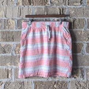 NWOT Aventura Summer Daze Skirt Coral Pink Organic Cotton Small